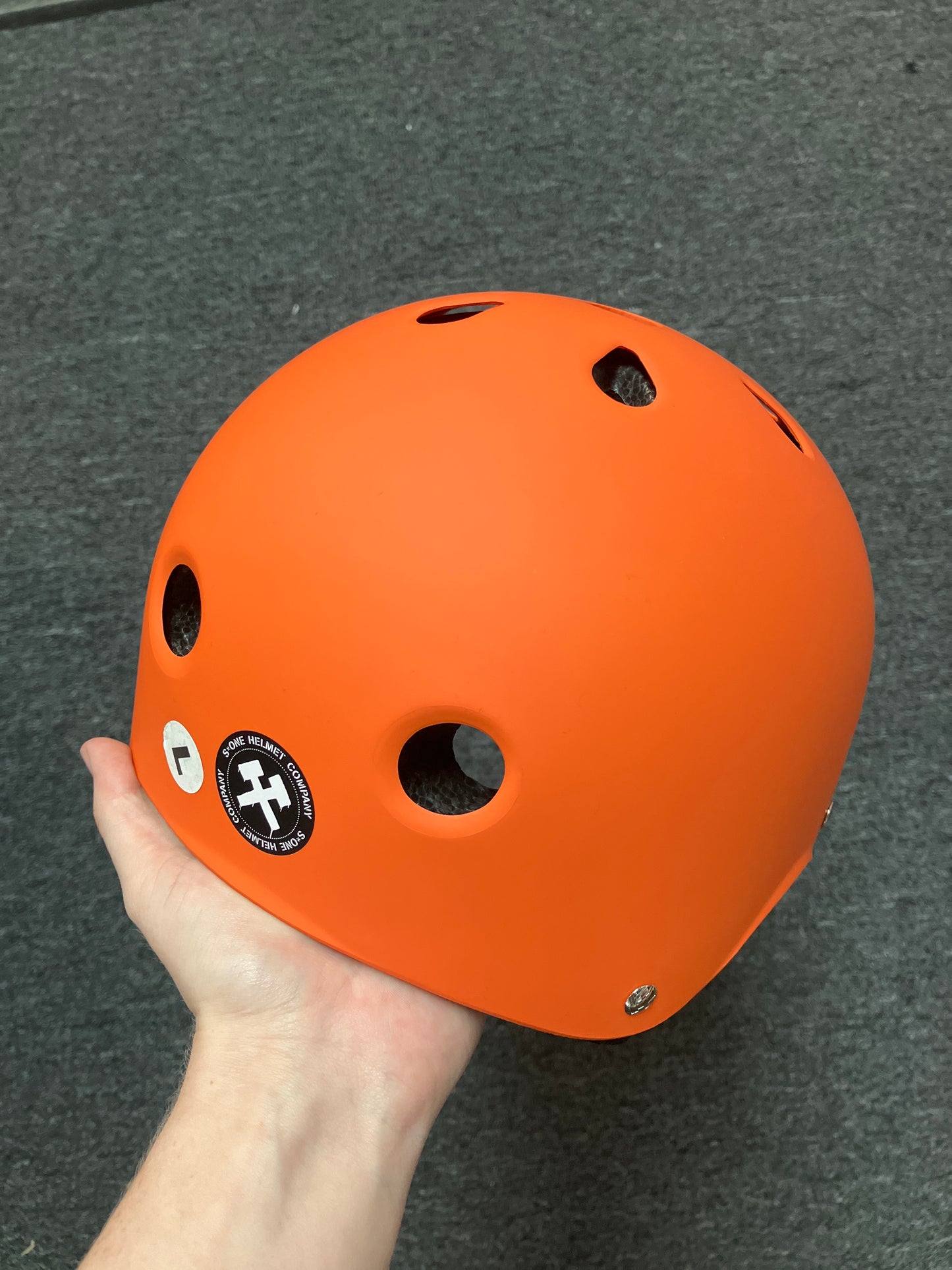 S1 Helmet Matte Orange Large