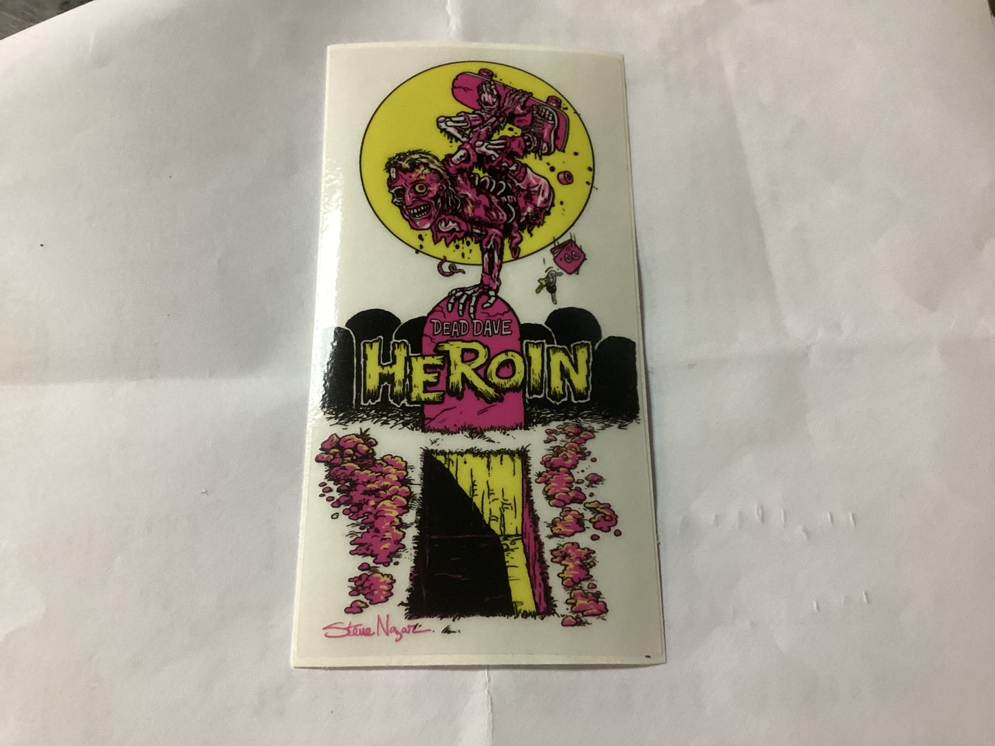 Heroin Sticker Dead Dave
