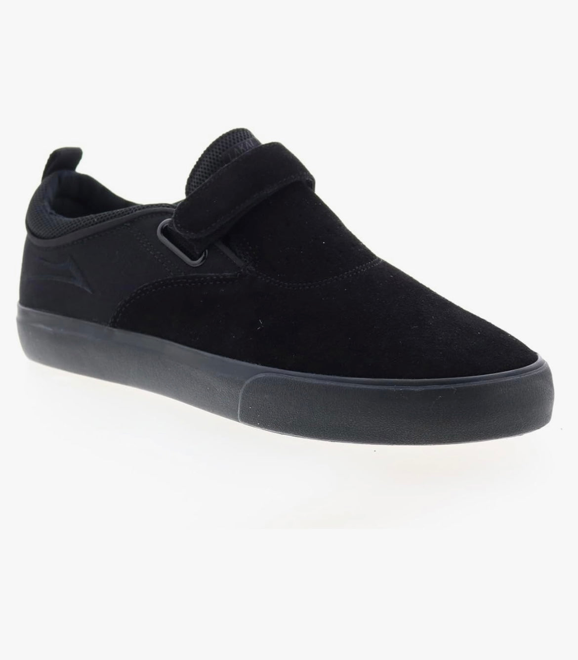 Lakai Riley 2 Skate Shoe Black Suede Velcro