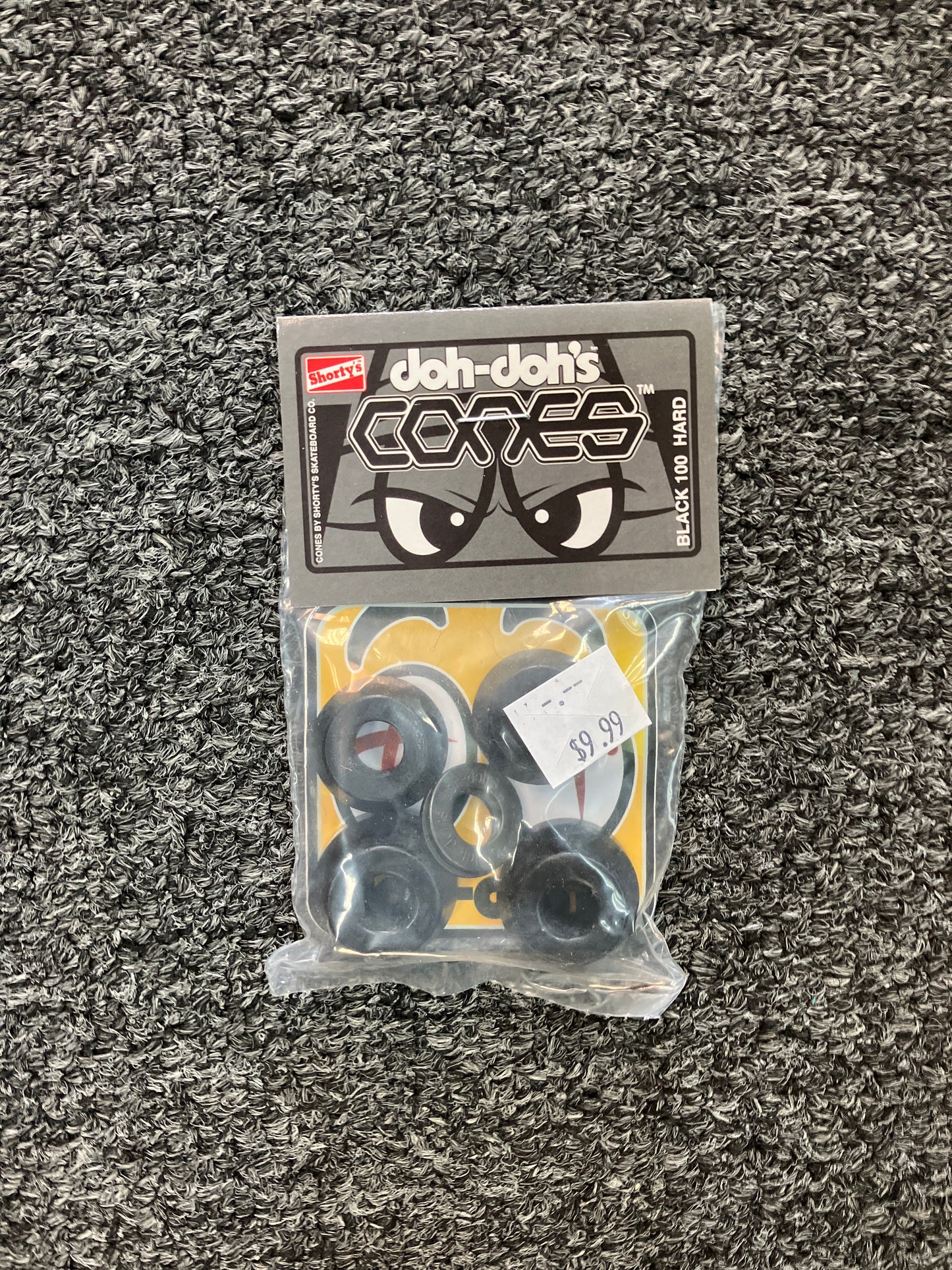 Doh-Doh Shortys Cones Bushing Set Hard 100 Black