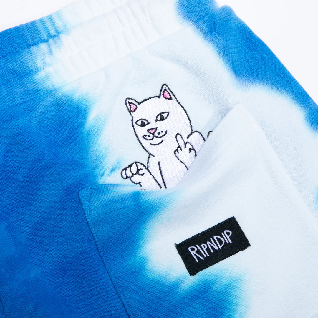 Ripndip Wilshire Sweat Shorts Blue and White
