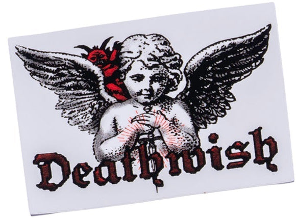 Deathwish Angel Sticker Black