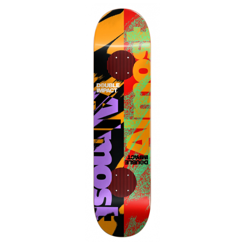 Almost Skateboard Deck Square Peg Double Impact 8.25" x 32.1"