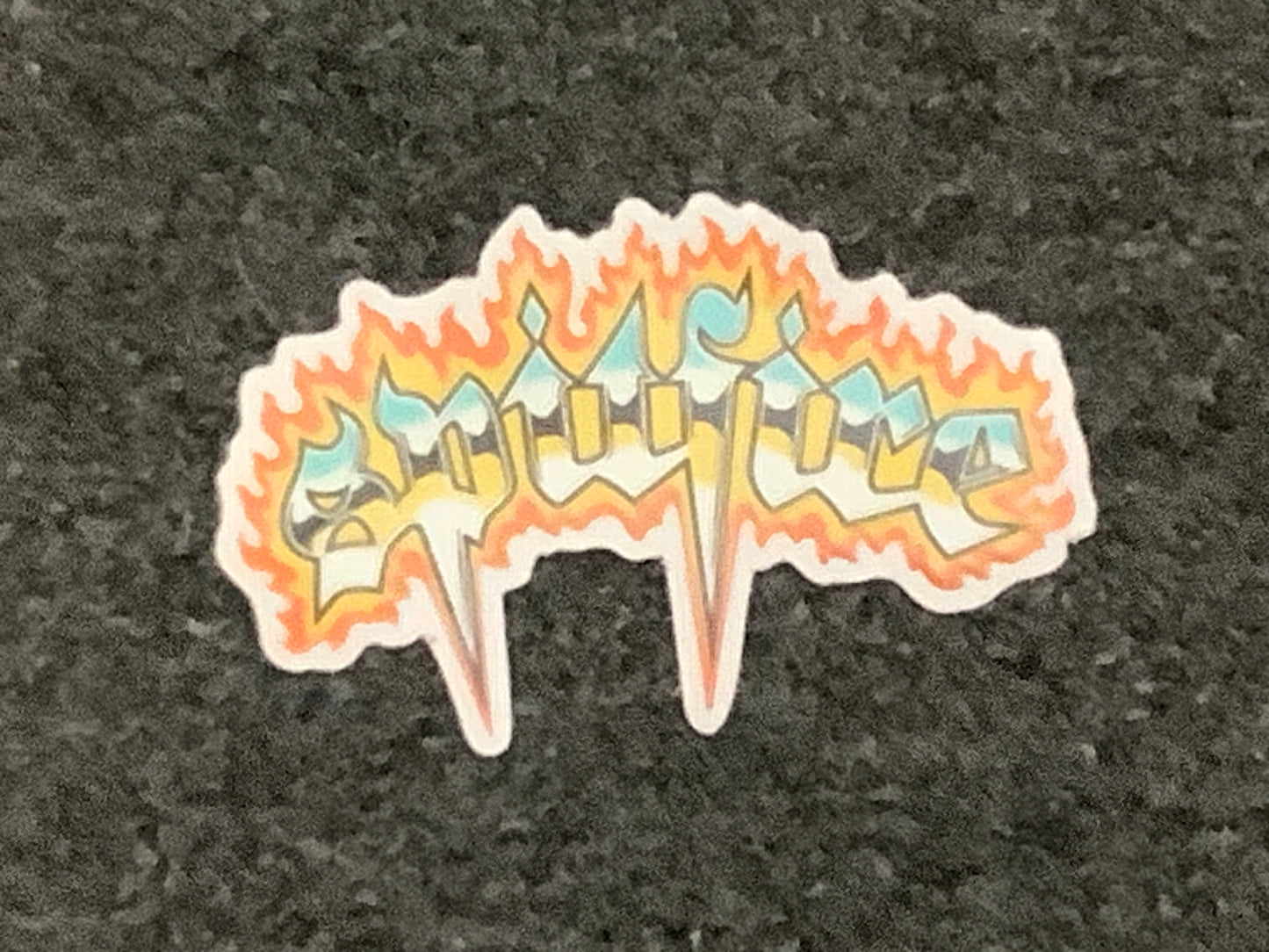 Spitfire sticker 4” Venom Chrome