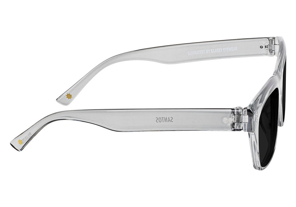 Santos Transparent Grey Sunglasses