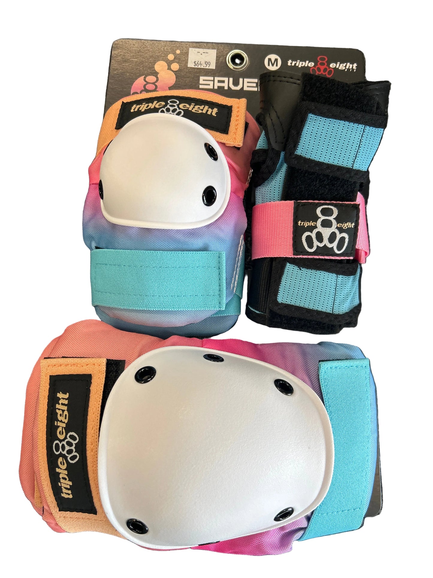 Triple Eight M pads set Saver Series Sunset knee elbow wrist