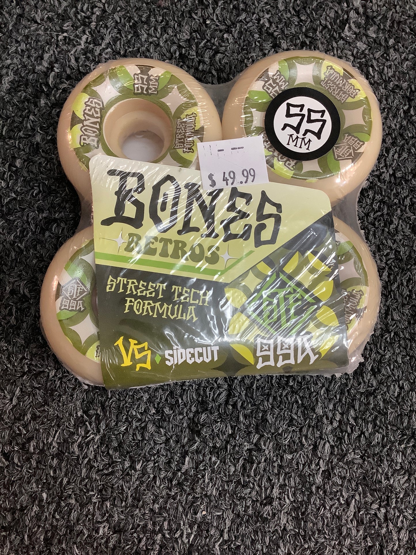 Bones STF V5 Retros 99A Sidecut Wheels