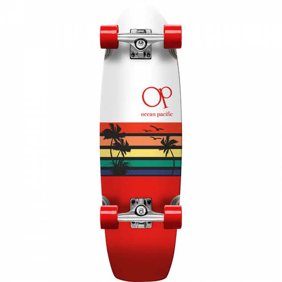 Ocean Pacific Sunset Cruiser 8.75x30 White/Red