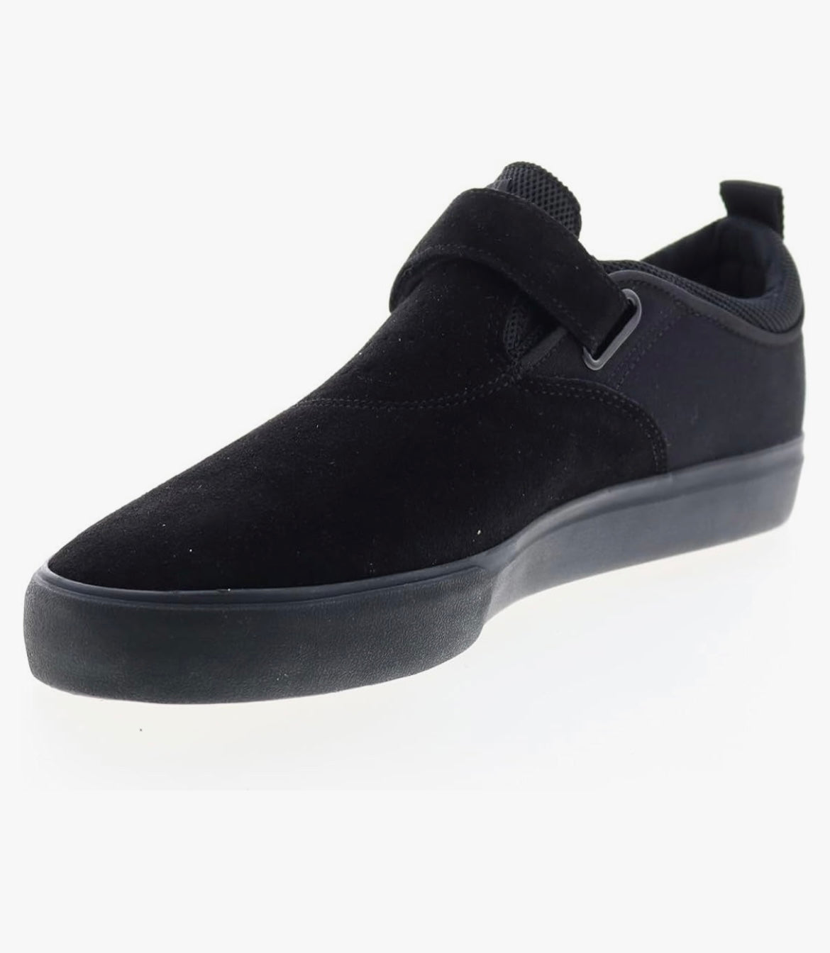 Lakai Riley 2 Skate Shoe Black Suede Velcro