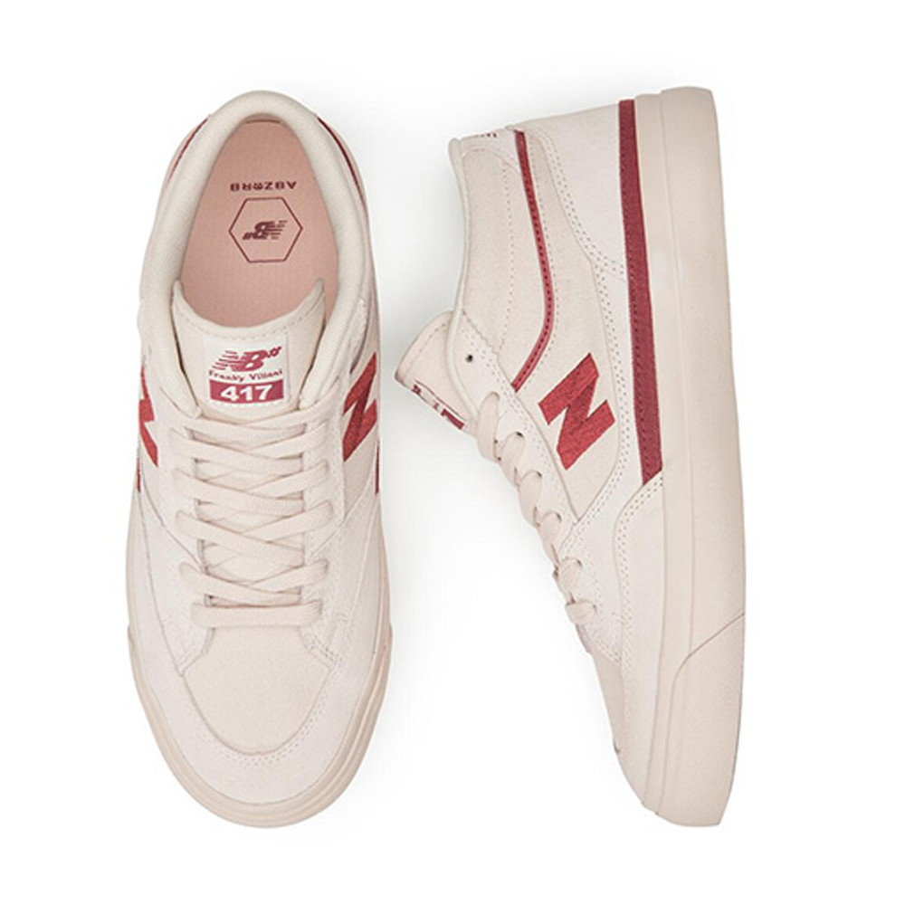 New Balance Numeric Franky Villani 417 Skate Shoes White/Red