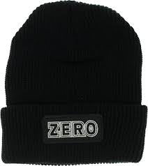 Zero Beanie Bold Logo Black