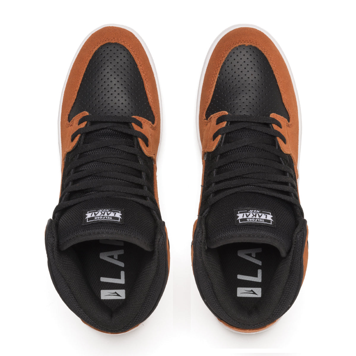Lakai Telford Skate Shoe Brown/Black