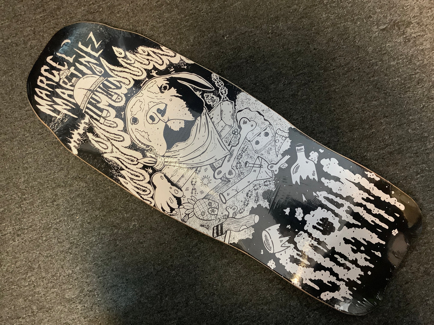 Scram 10.5” Skateboard Deck Marcel Shaped