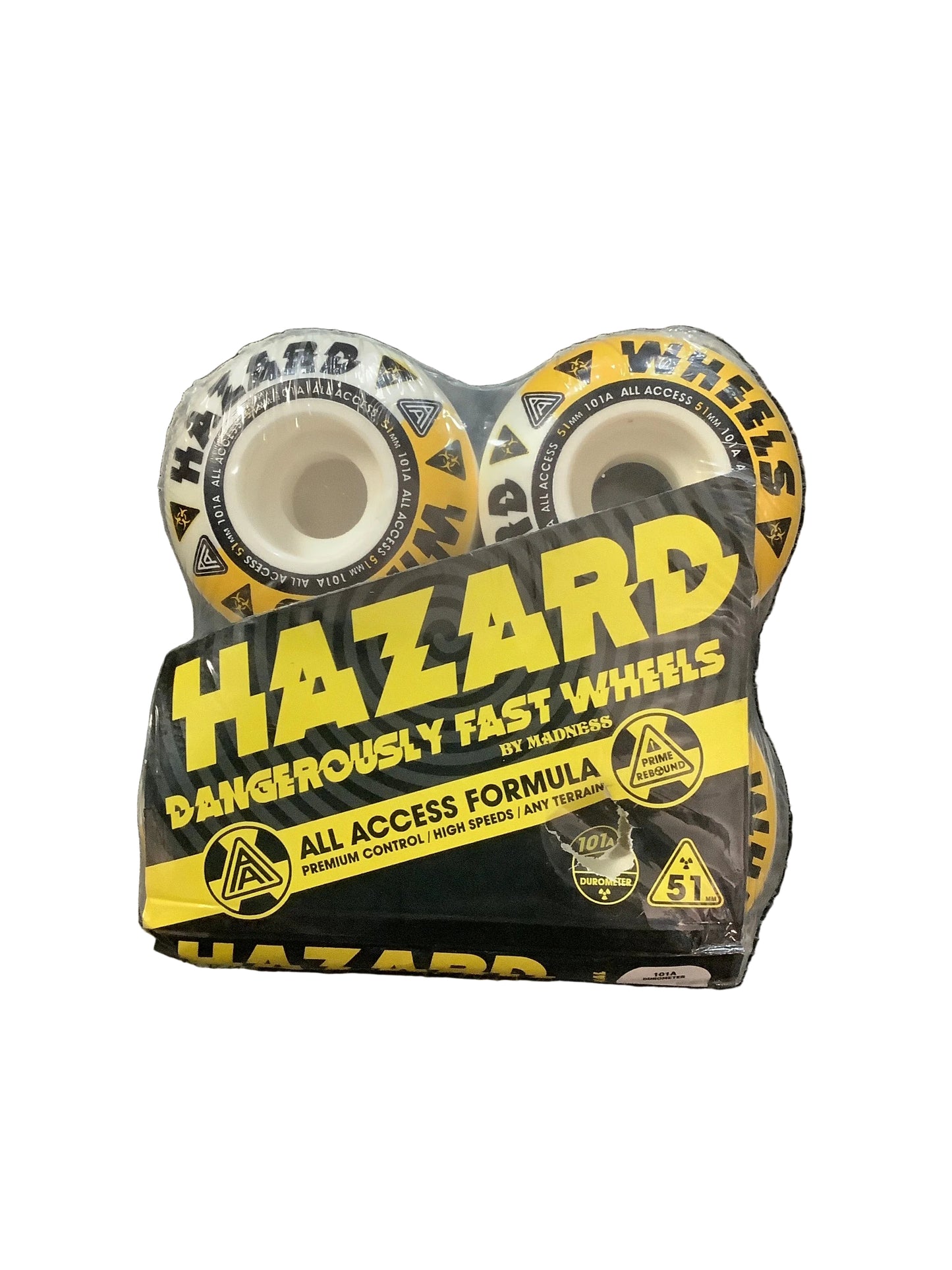 Hazard 101A 51mm Classic Radial All-Access Formula Skateboard Wheels Classic Shape