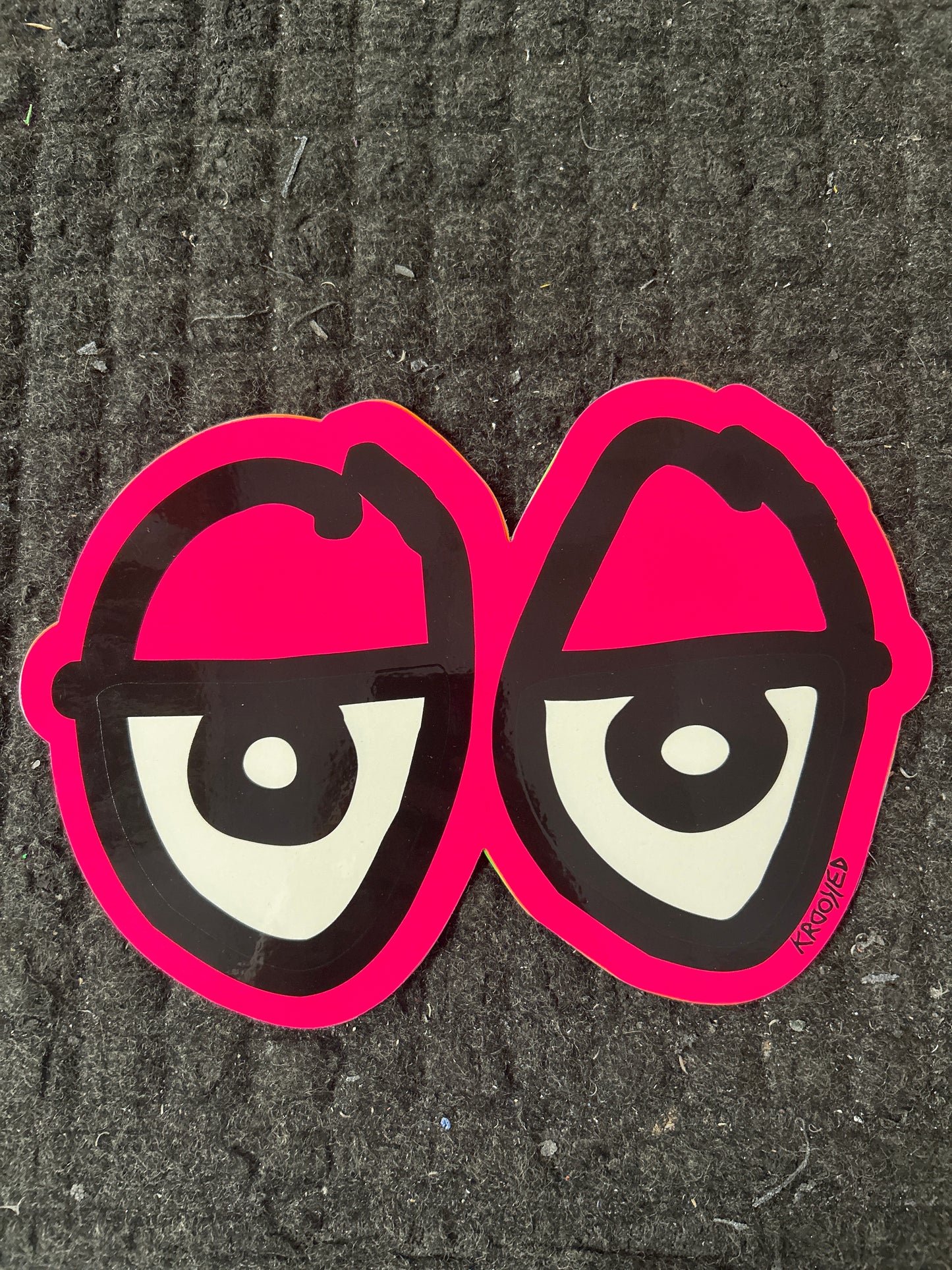 Krooked Eyes Large Sticker