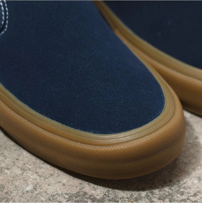 Vans Slip On Pro Skateboard Shoe Navy/Gum