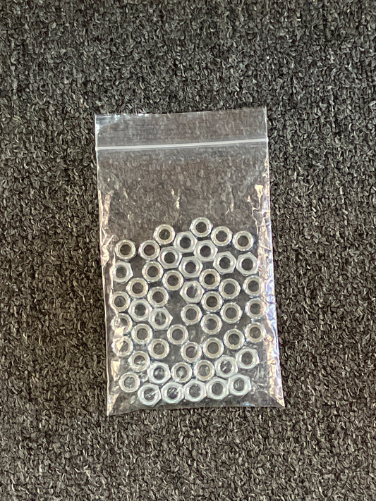 Axle Nut Silver standard 8mm