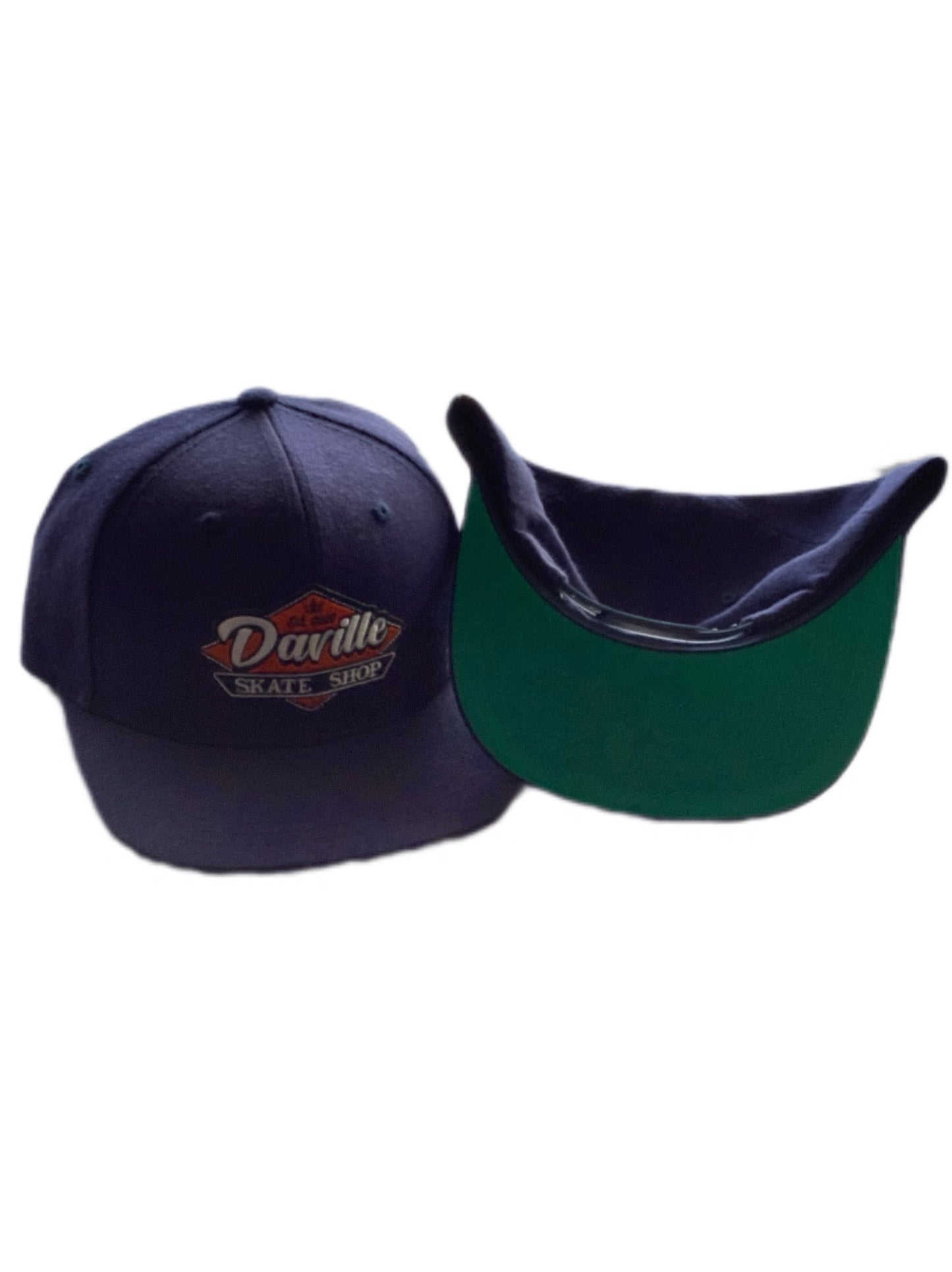Daville Hat Navy/Green