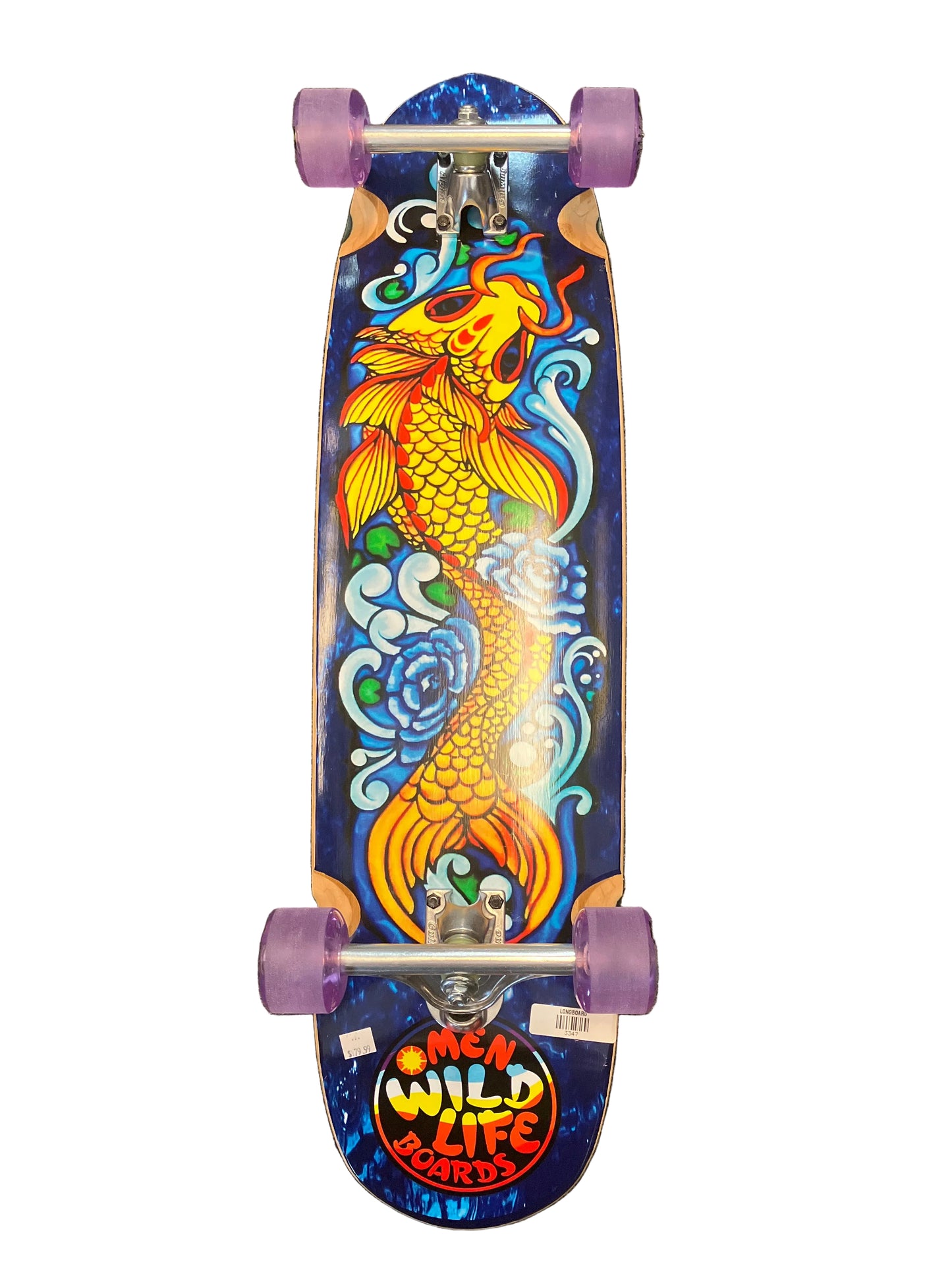 Omen Surfcraft complete longboard skateboard Kicktail cruiser