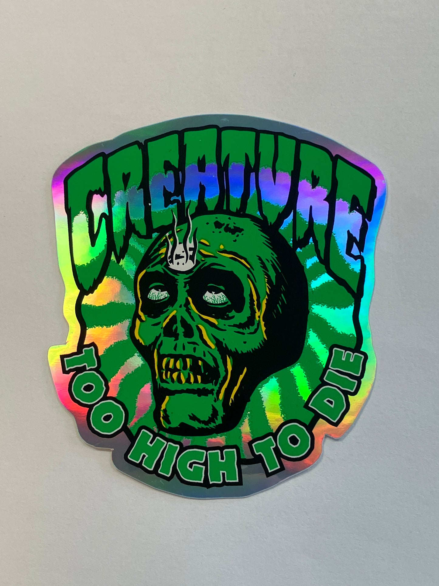 Creature Too High to Die Stickers 3”