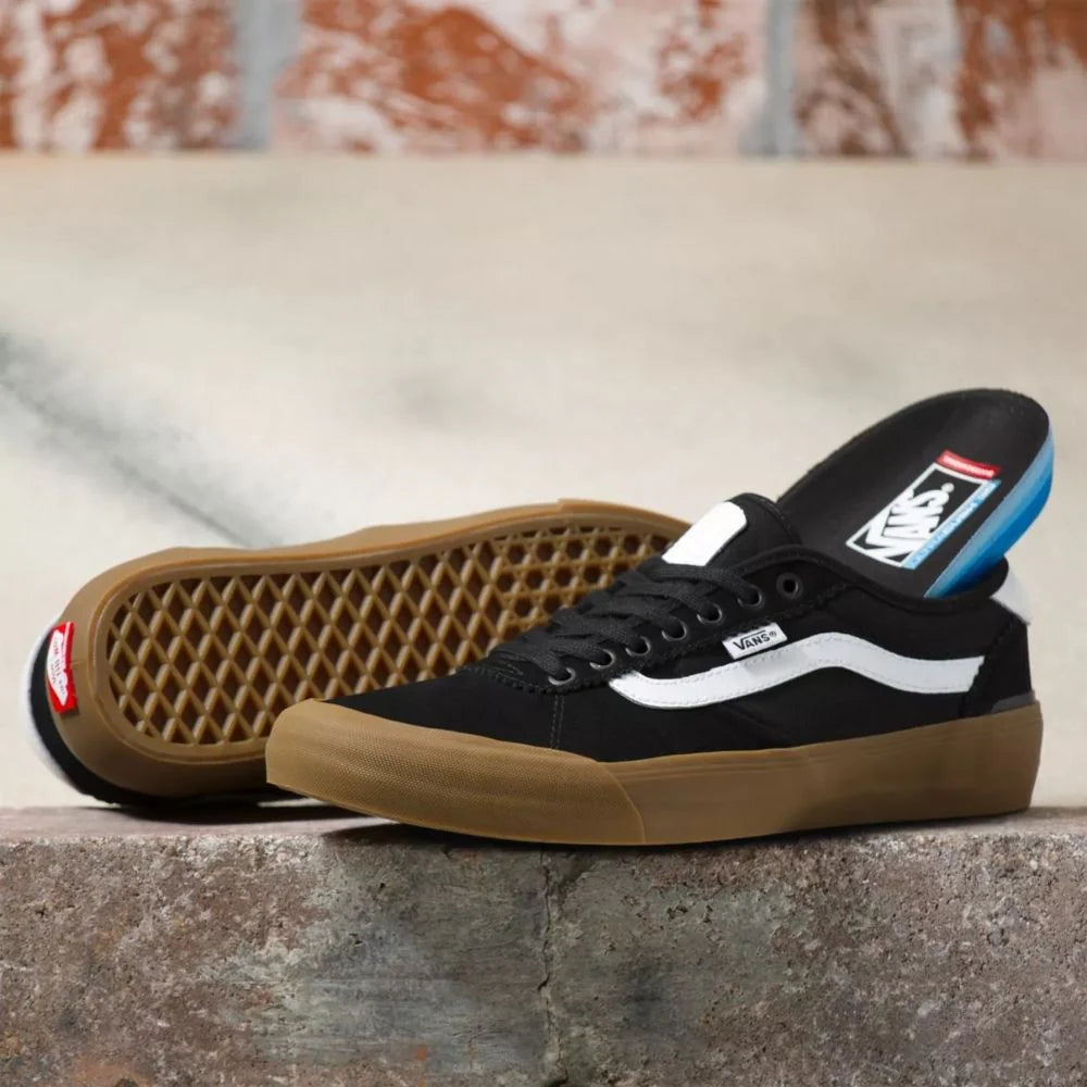 Vans Chima 2 Pro Skate Shoes Black/Gum