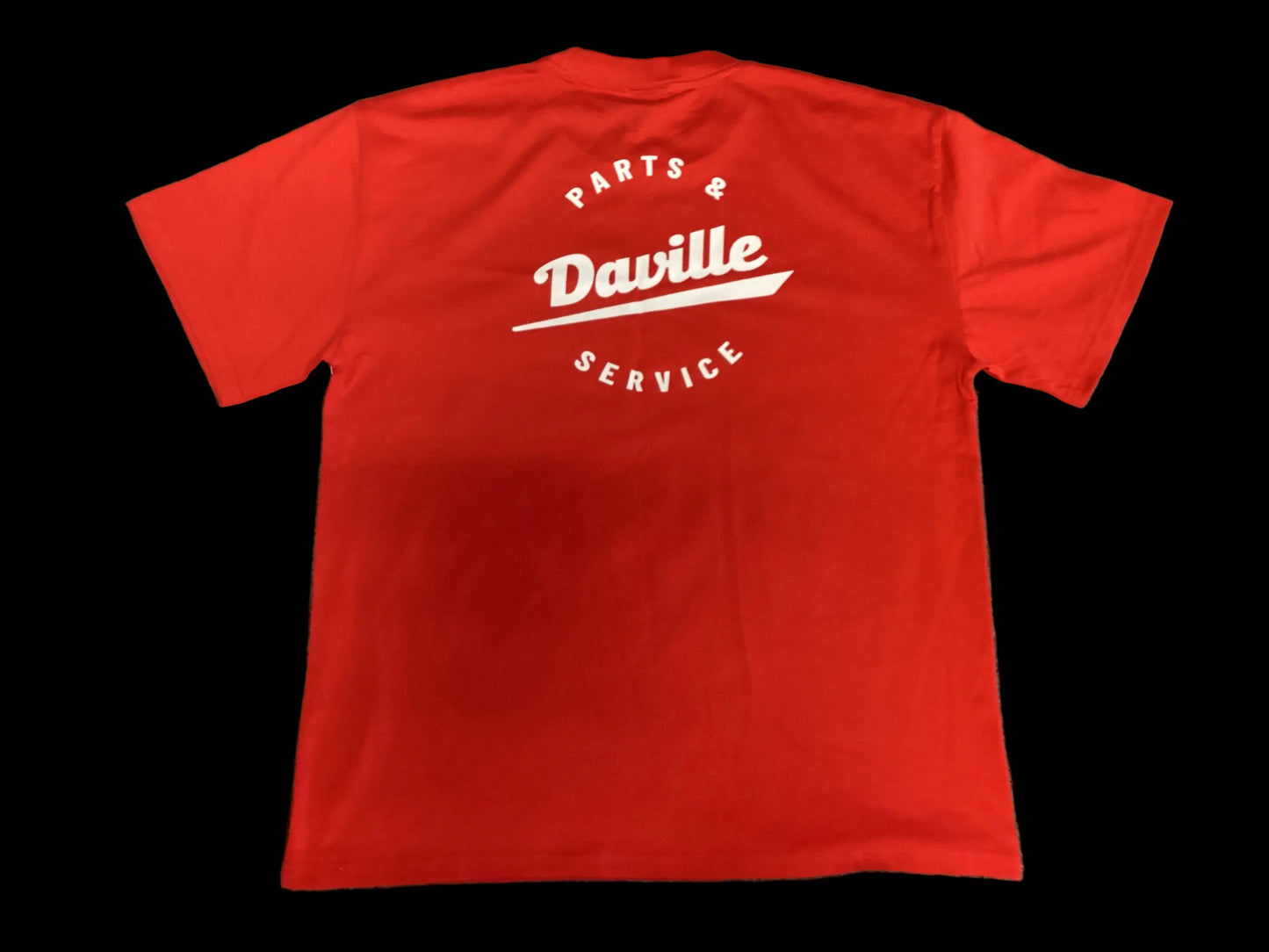 Daville x AS Colour S/S Heavyweight Boxy Fit Shirt Parts & Service Red