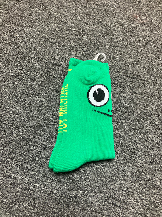 Toy Machine Turtle Boy Crew socks- green