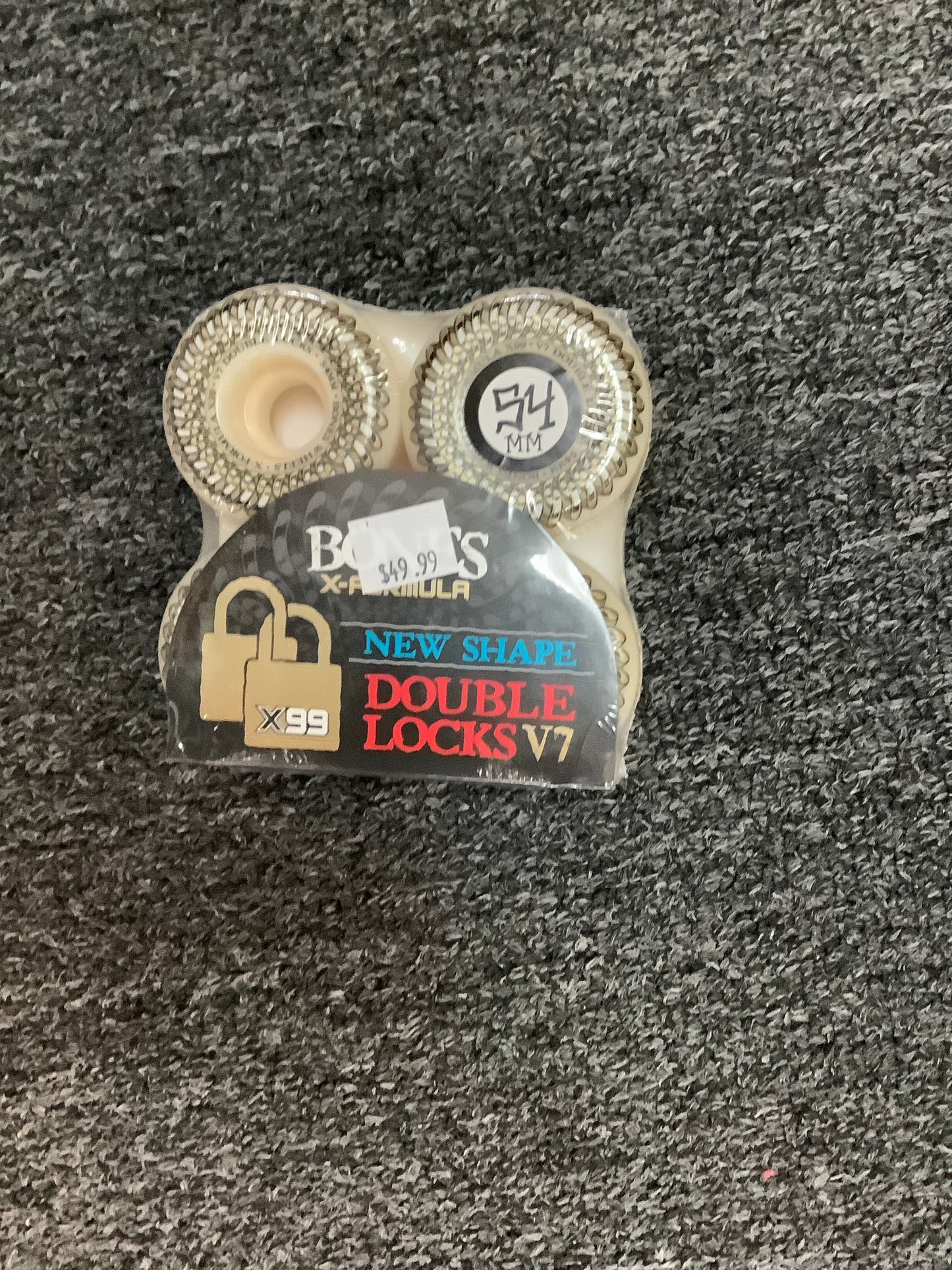 Bones 54mm 99a X-Formula Double Lock