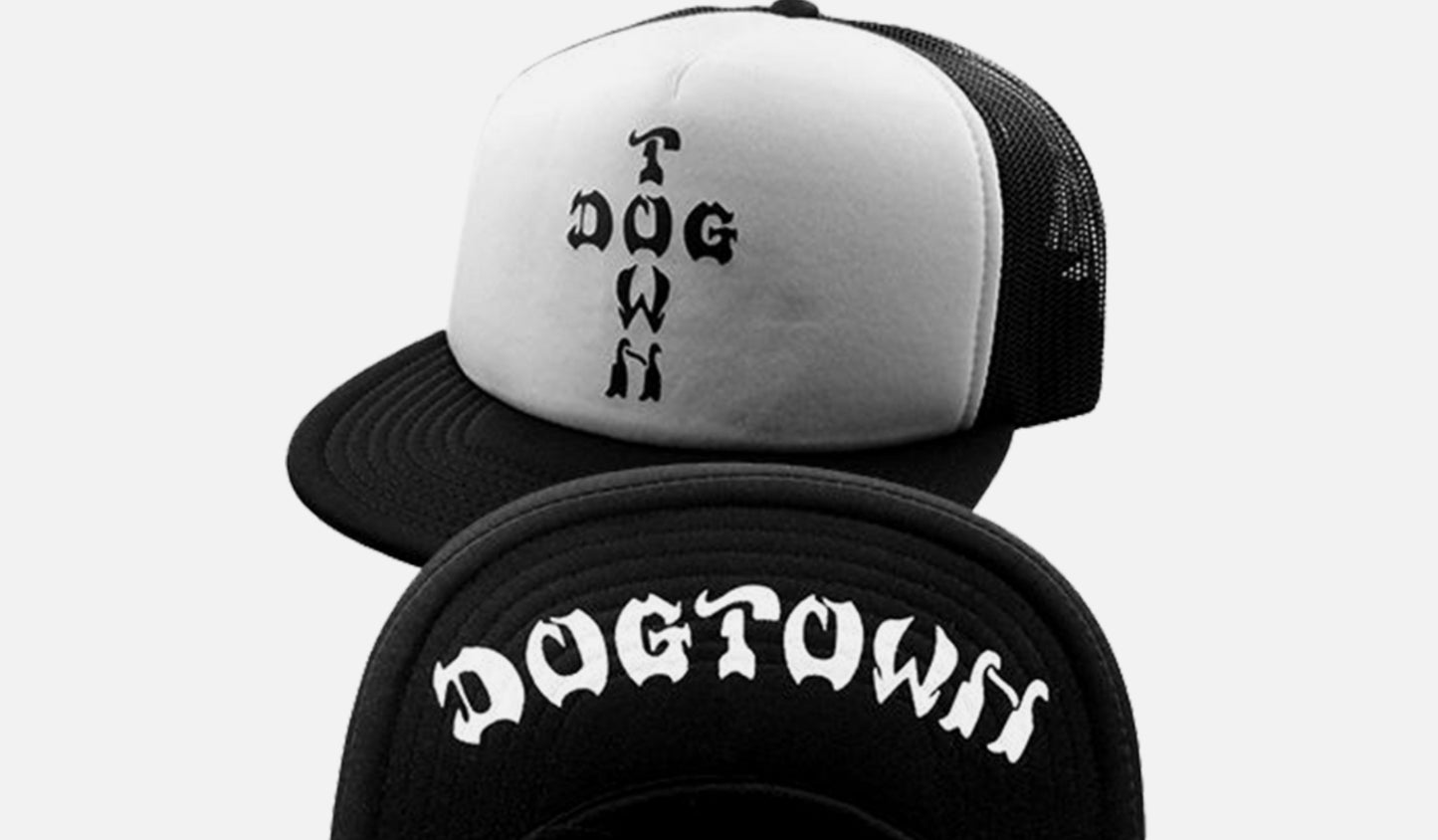 Dogtown hat Cross Letter Trucker Cap