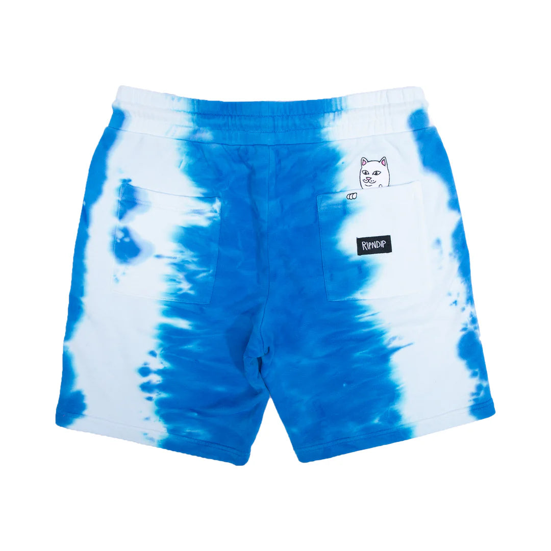 Ripndip Wilshire Sweat Shorts Blue and White