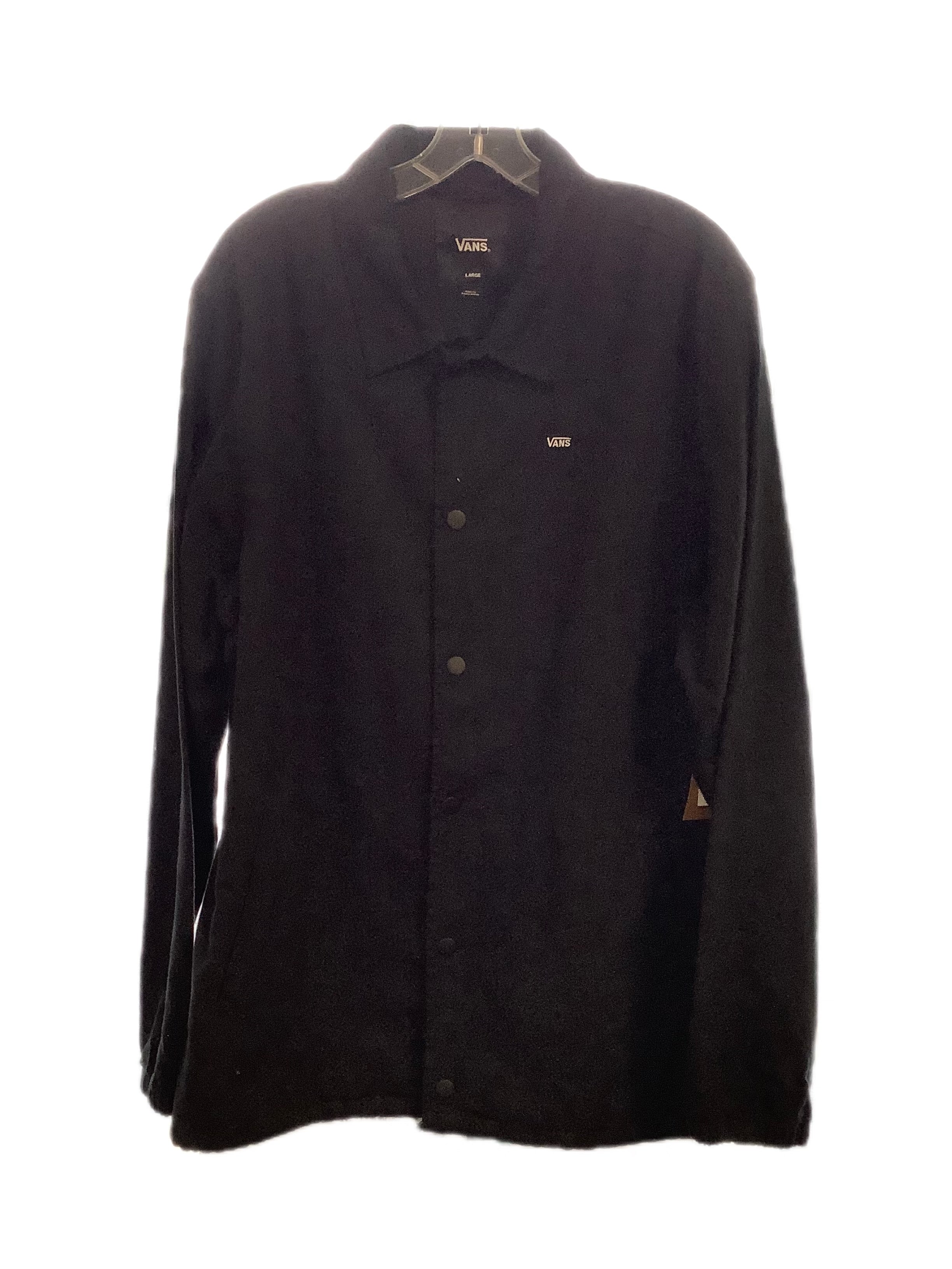 Vans Torrey Skate Button Up Long-Sleeve Shirt Black L – Daville