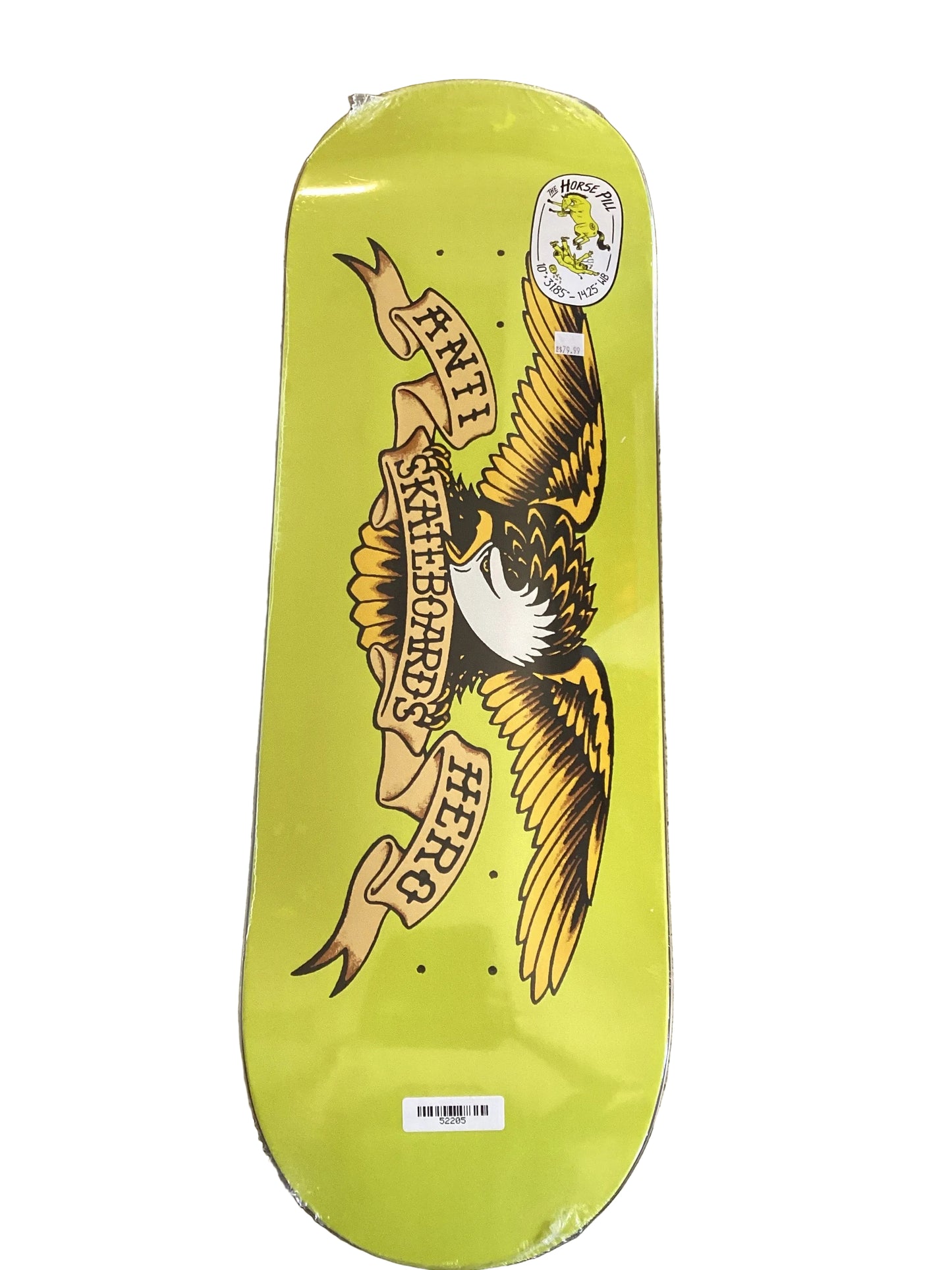 AntiHero Horse Pill 10” x 31.85” Deck newdrop