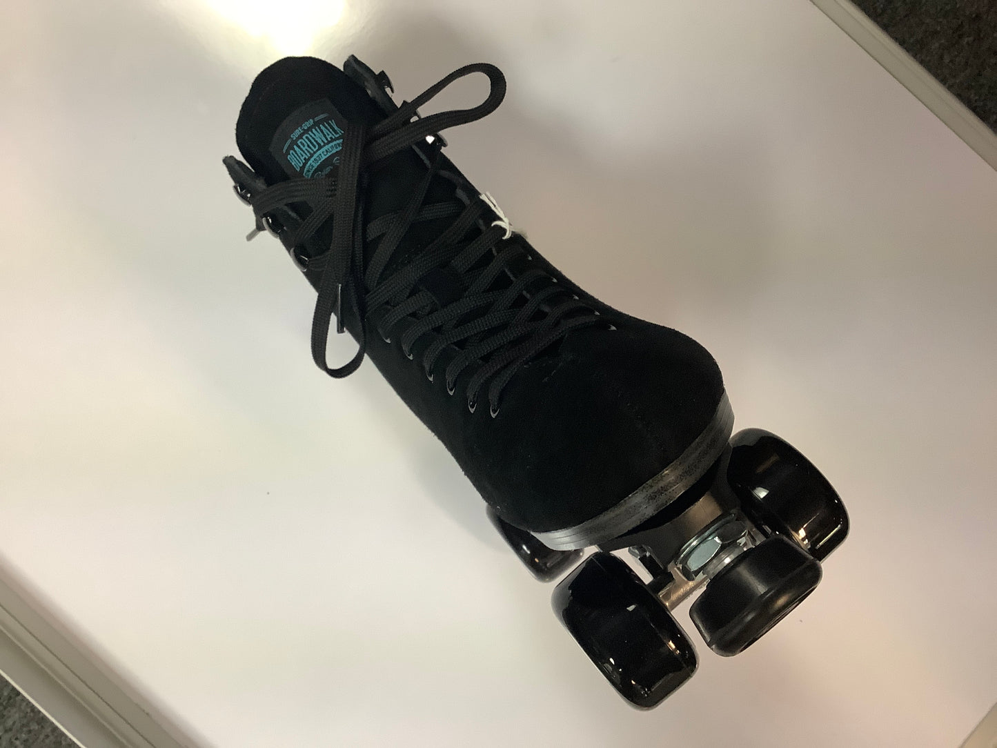 Sure Grip Boardwalk Plus Roller Skates size men’s 9 Black Suede