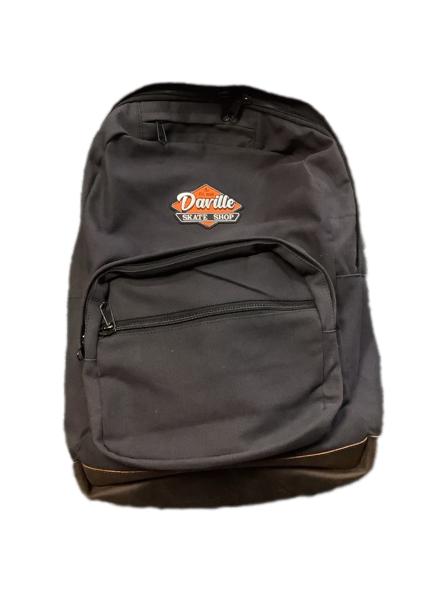 Daville Diner Logo Backpack Black/Leather
