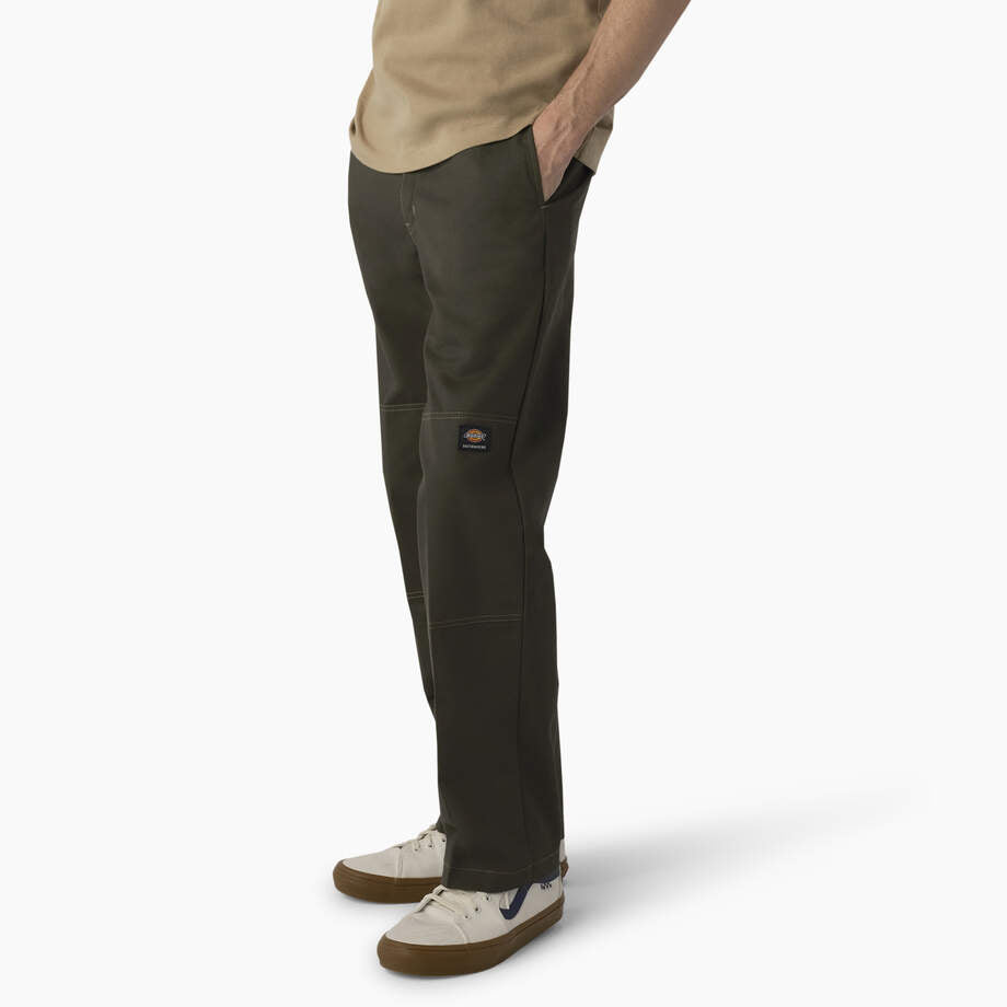 Dickies Skateboarding Regular Fit Double Knee Pants Olive Green