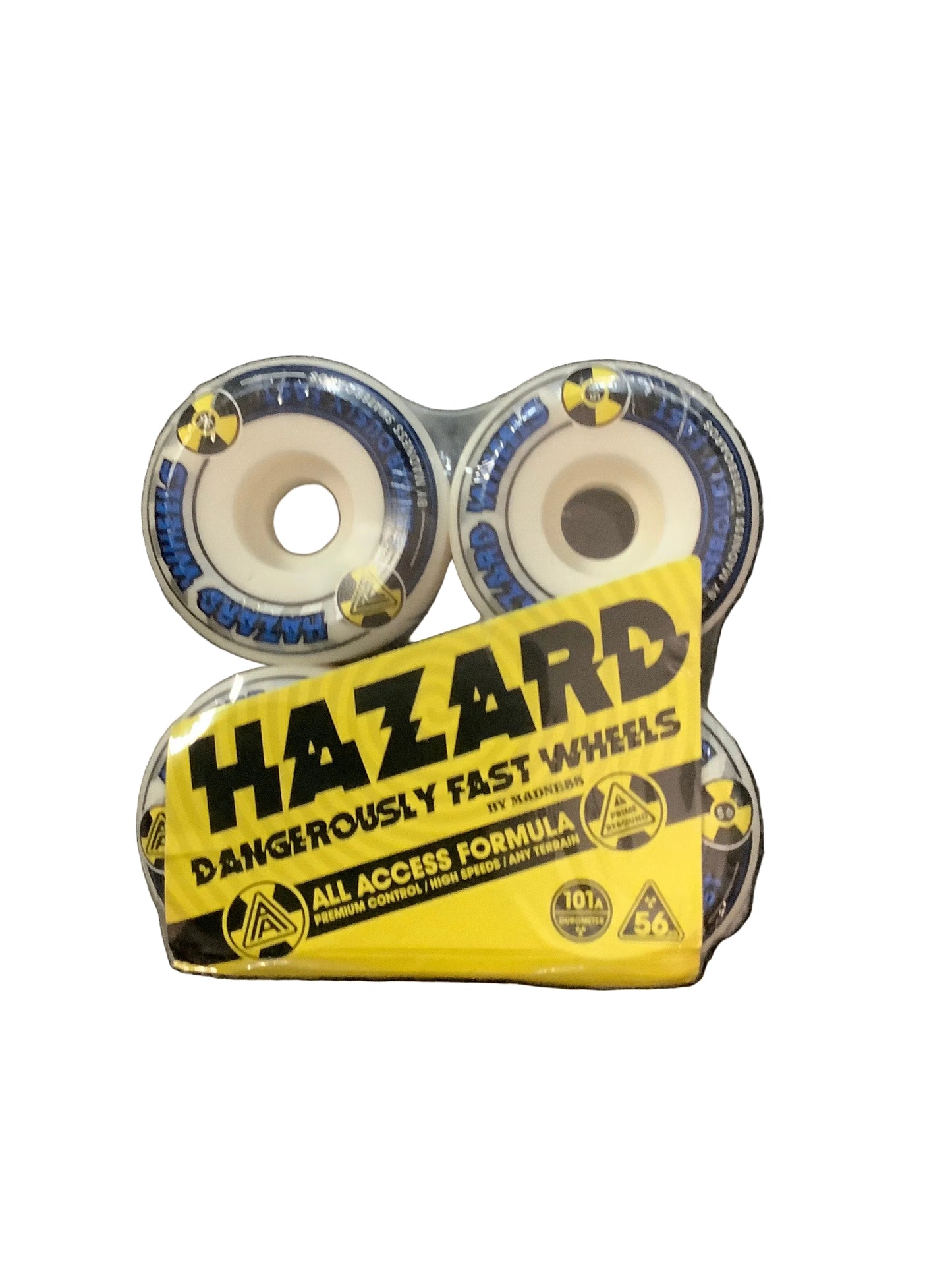 Hazard 101A 56mm Classic Radial All-Access Formula Skateboard Wheels Conical Shape