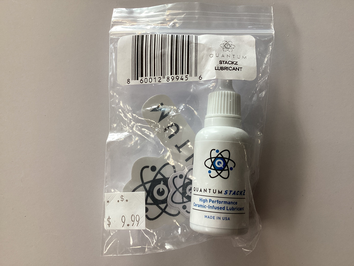 QUANTUM BEARING SCIENCE STACKZ CERAMIC INFUSED LUBRICANT .5oz bottle skateboard bearing lube