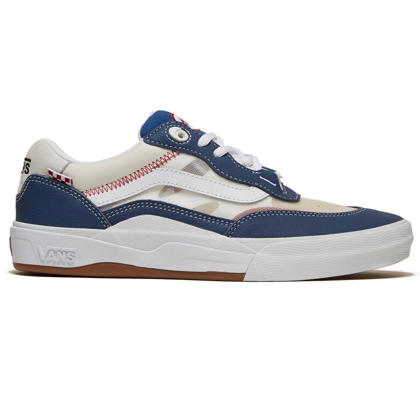 Vans Wayvee Pro Skate Shoes Navy/White/Red