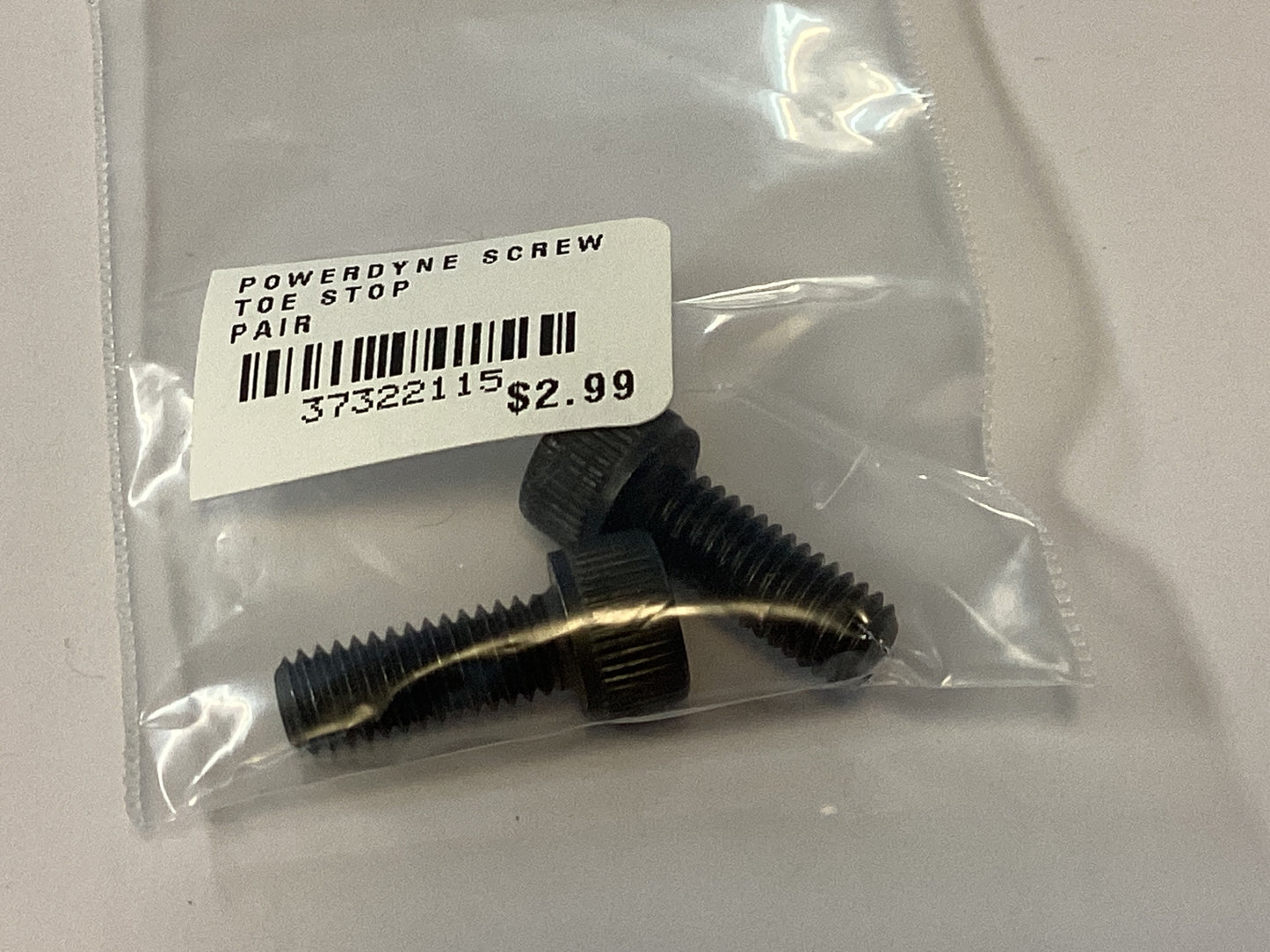 PowerDyne Screw TOE STOP PAIR for roller skates