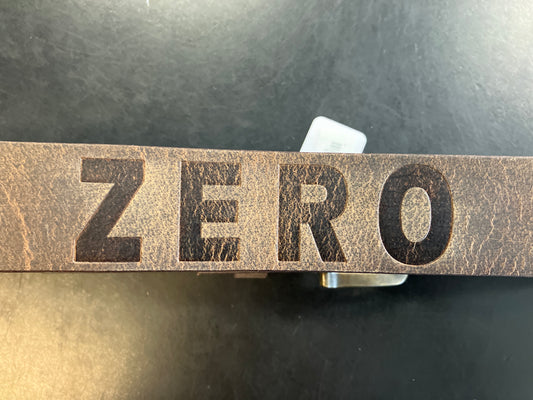 Zero Leather Belt