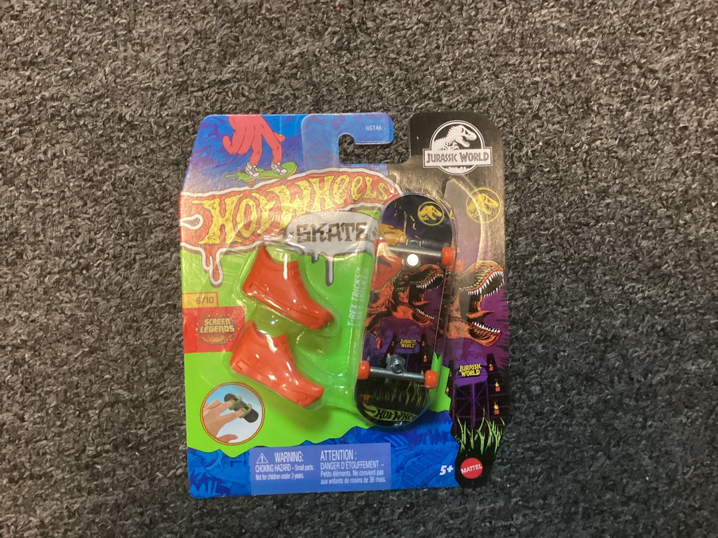 Hotwheels Skate fingerboard Jurassic World 6/10