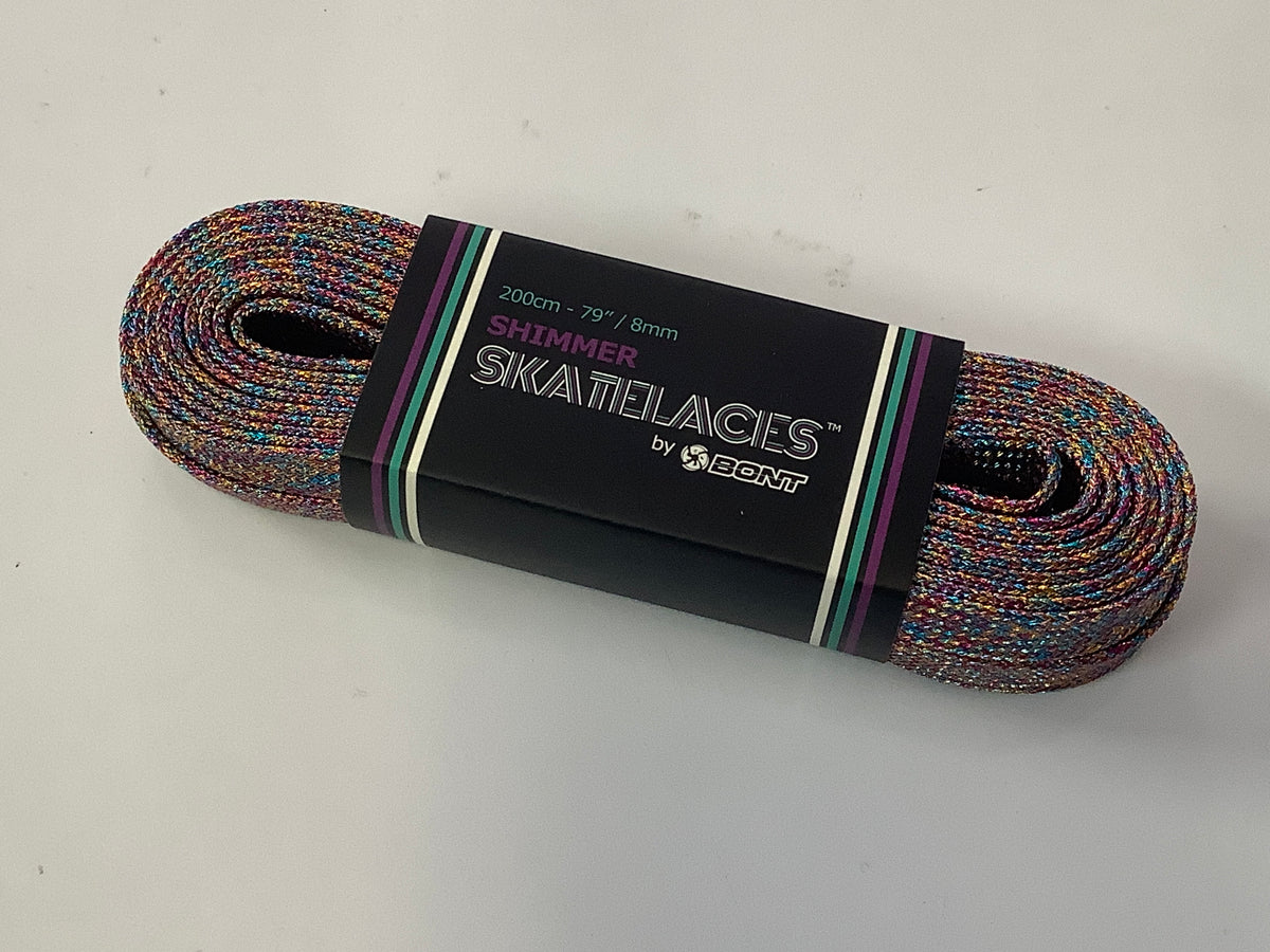 Bont Simmer Skate Laces Unicorn Rainbow 200cm - 79” / 8mm shoe strings