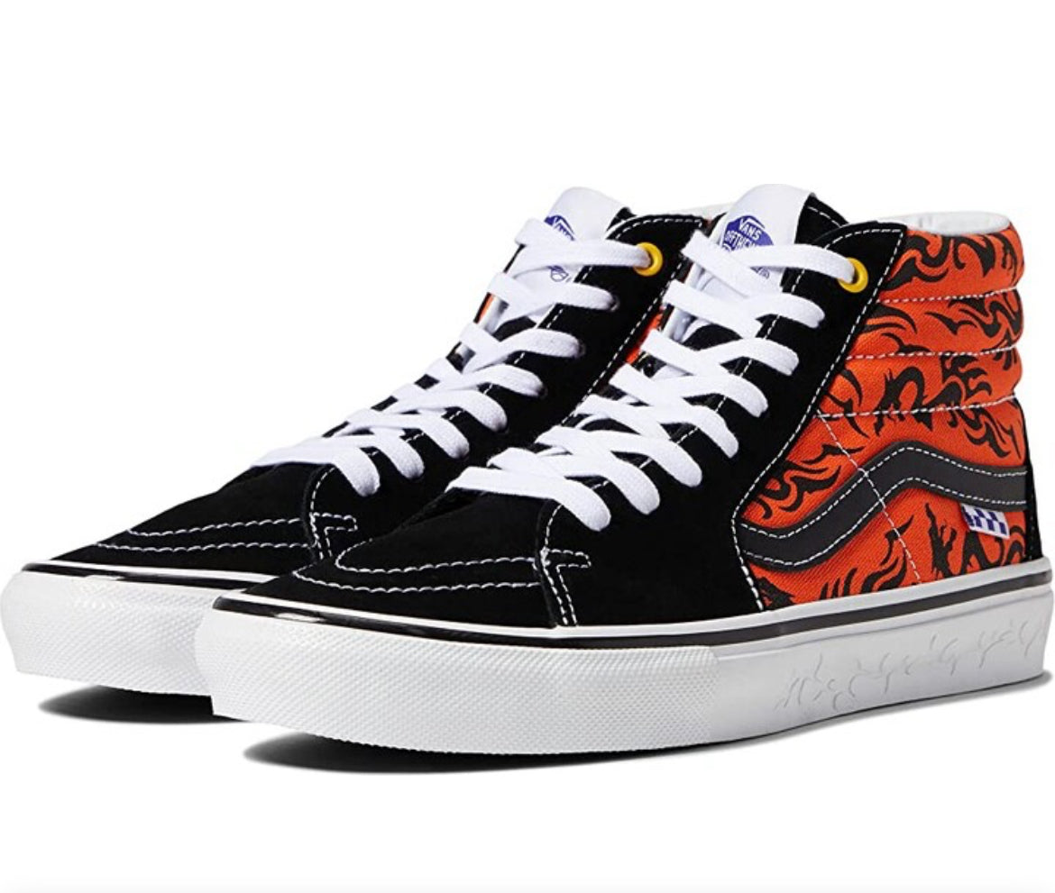 Vans Dragon Flame Skate SK8-Hi Shoes