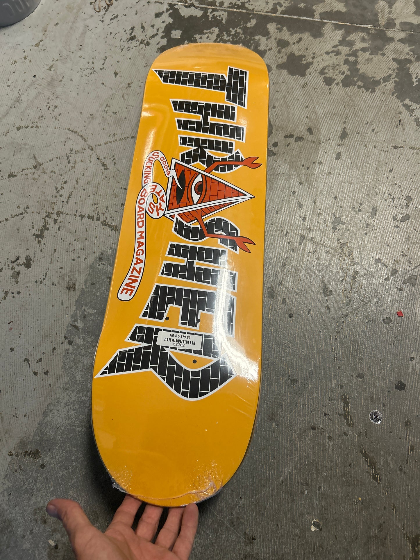 Toy Machine 8.5 deck Pyramid Sect x Thrasher