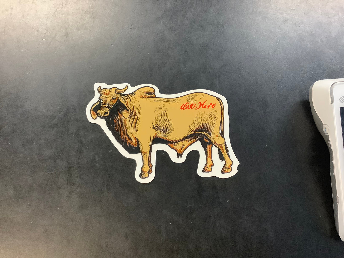 Antihero Cow Sticker 7”