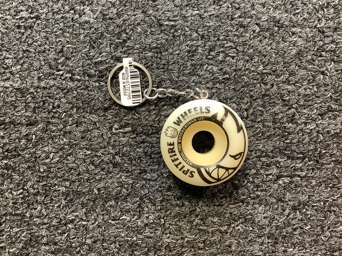 Spitfire keychain wheel natural
