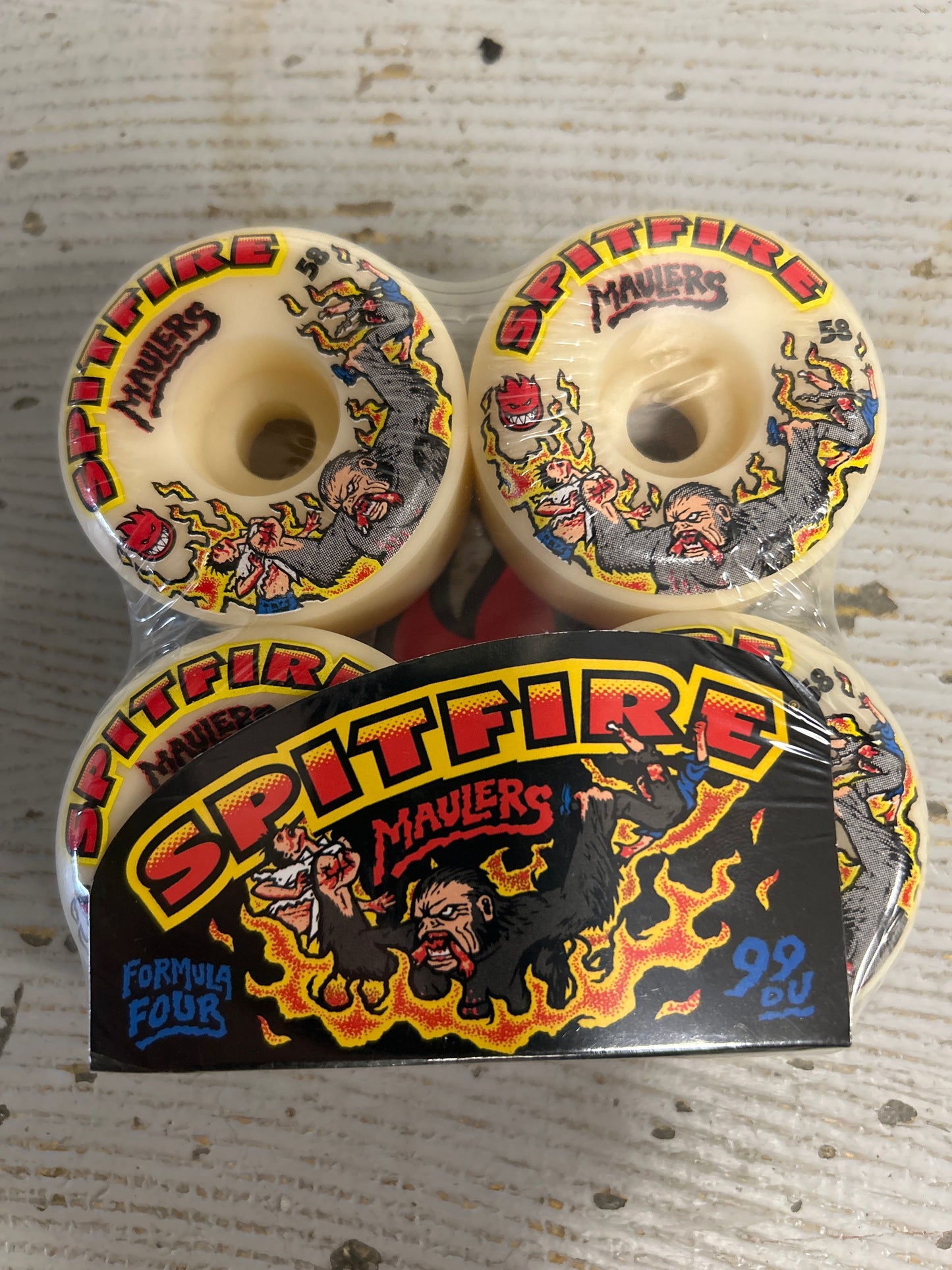 Spitfire 58mm wheels 99A Conical Full Maulers