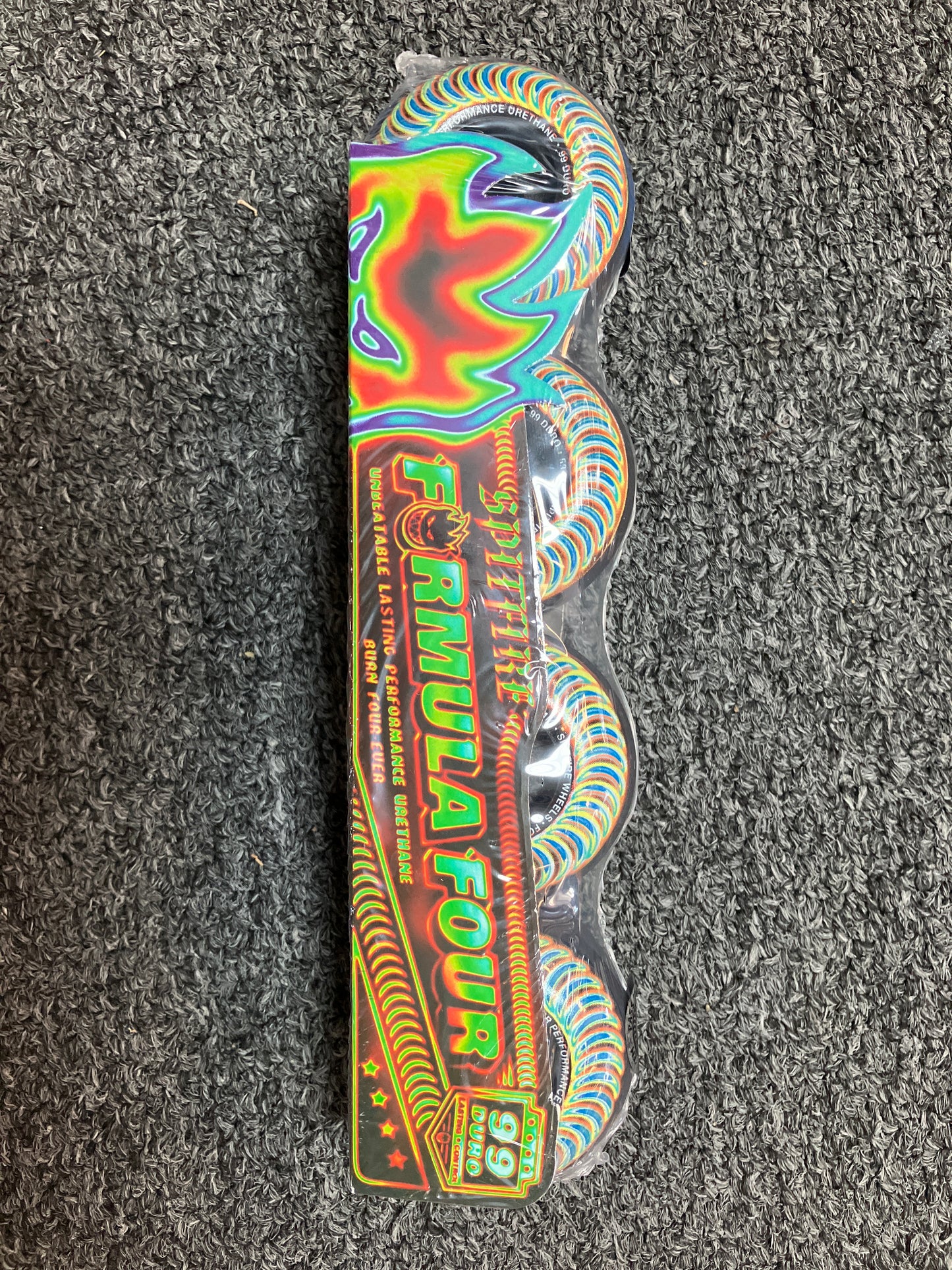 Spitfire 53mm Formula Four Classic Radioactive Wheels