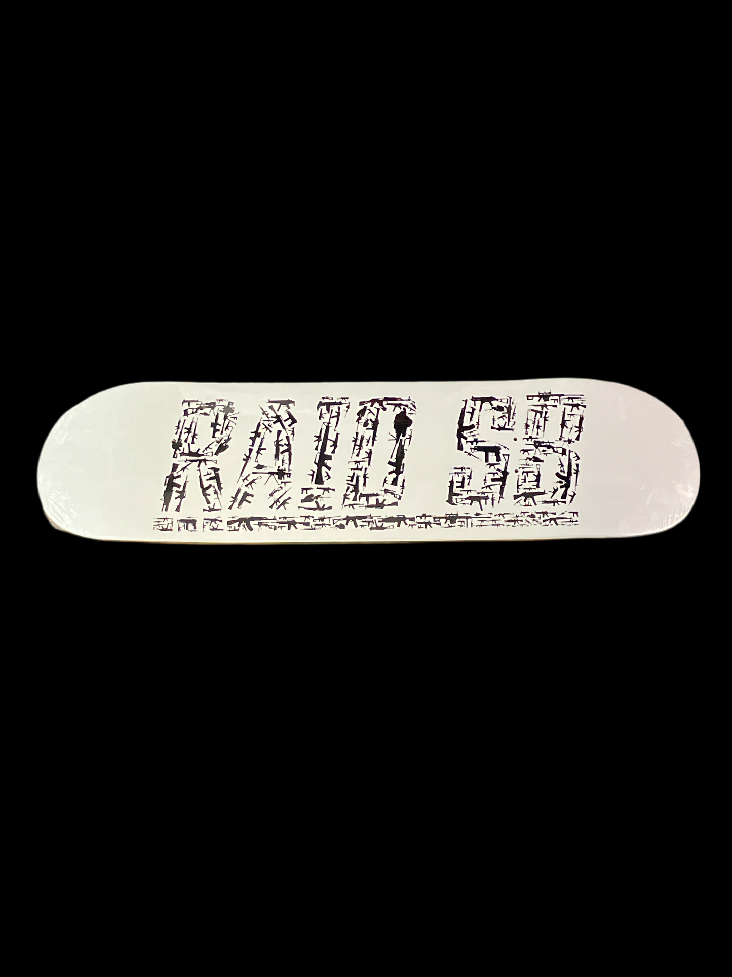 Raid SB White Collage Skateboard Deck