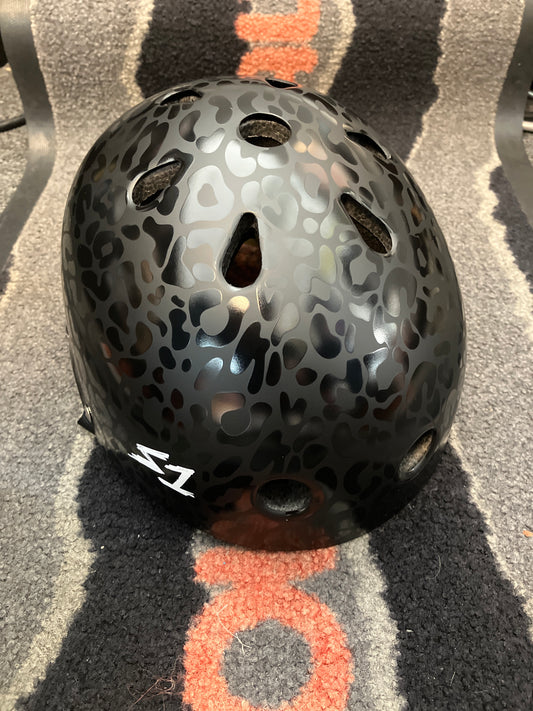 S1 LIFER CERTIFIED HELMET M - Cheetah Print BLACK